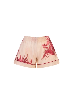 For Restless Sleepers Pink Palms Toante Shorts