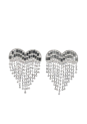 self-portrait Crystal Heart Earrings