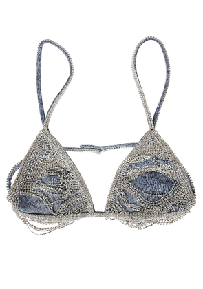 retrofete Crystal Embellished Bra