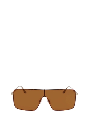 Victoria Beckham Vb238s Gold / Caramel Sunglasses