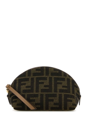 Fendi Embroidered Jacquard Beauty Case