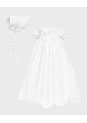 Girl's Caroline Christening Gown, Size Newborn-12M