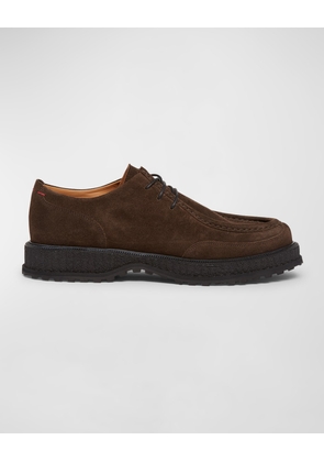 Men's Suede Lace-Up Wallabee Loafers