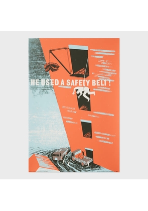 Paul Smith TBC 'He Used a Safety Belt, 1943' Poster Print by H. A. Rothholz Multicolour