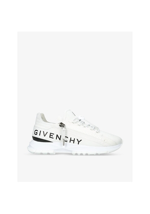 Mens Givenchy Spectre zipped leather low-top trainers