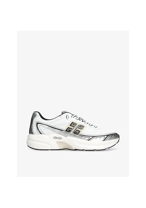 Mens Givenchy Nfnty-52 leather, fabric and rubber low-top trainers