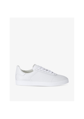 Womens Givenchy Town logo-print leather low-top trainers