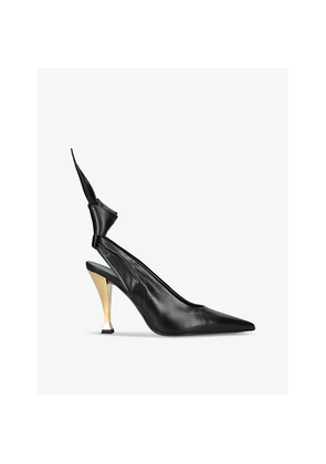 Womens Givenchy Beauw leather slingback heeled courts