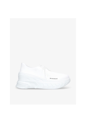 Womens Givenchy Marshmallow Wedge chunky-sole knitted low-top trainers