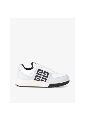 Mens Givenchy G4 panelled leather low-top trainers