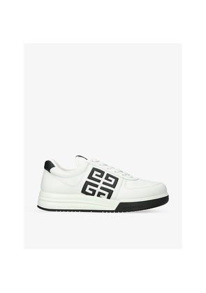 Mens Givenchy G4 brand-embellished leather low-top trainers