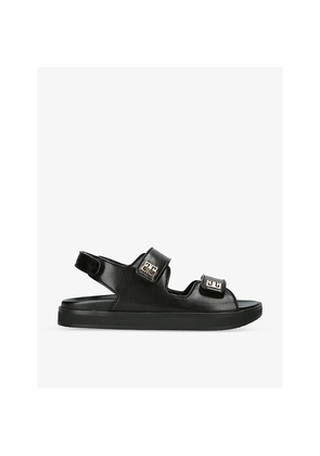 Womens Givenchy 4G logo-embellished leather sandals