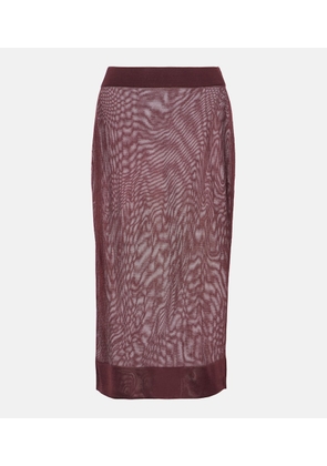 Saint Laurent Knitted pencil skirt