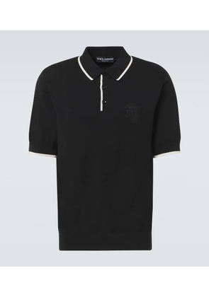 Dolce&Gabbana Logo cotton polo shirt