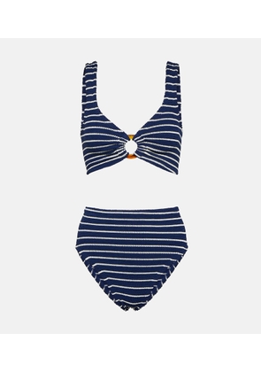 Hunza G Nadine striped bikini