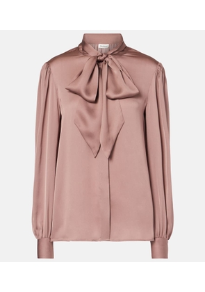 Saint Laurent Silk charmeuse blouse