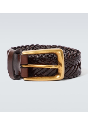 Brunello Cucinelli Braided leather belt