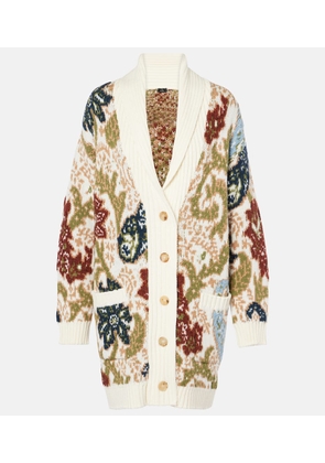 Etro Wool-blend jacquard cardigan