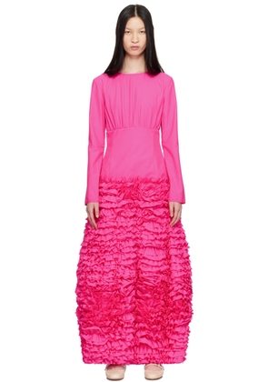 Molly Goddard Pink Phillis Maxi Dress