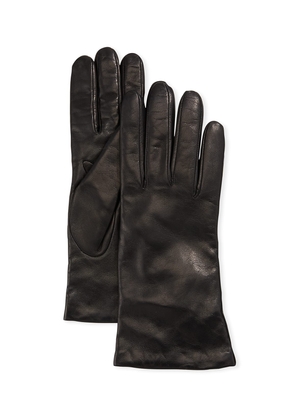 Cashmere-Lined Napa Leather Gloves