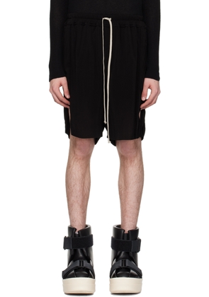 Rick Owens Black Lido Shorts