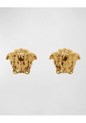 Men's Golden Medusa Head Earrings