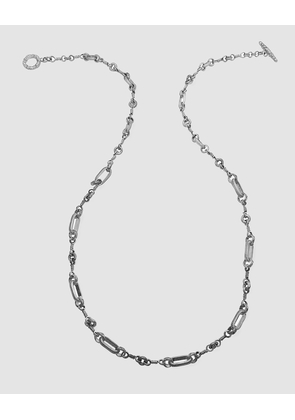 Detailed Chain Link Necklace, 36'L