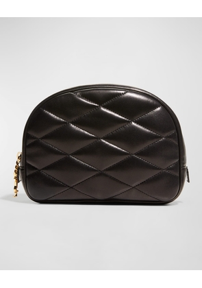 Lolita Quilted Lambskin Cosmetics Pouch Bag