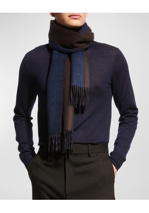 Men's Double-Face Cashmere Scarf