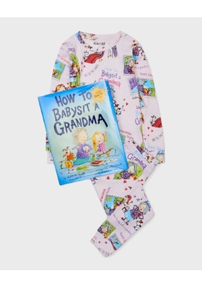 Kid's How to Babysit A Grandma Pajama Book Set, Size 2-6