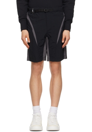 MSGM Black Bermuda Shorts