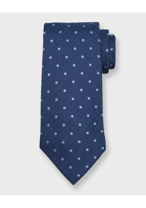 Men's Polka Dot Silk Tie