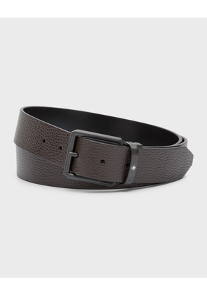 Men's Reversible Leather Belt, 35mm