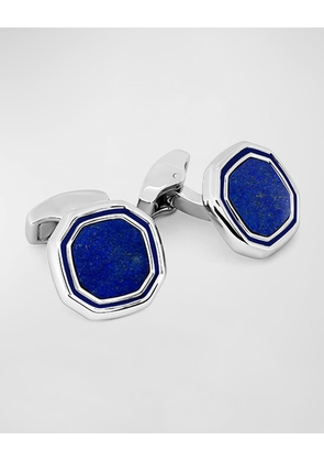 Men's Lapis Lazuli Octagon Cufflinks