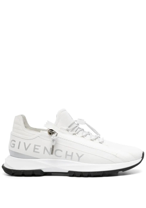 Givenchy Specter Running Sneakers In White Leather With Zip