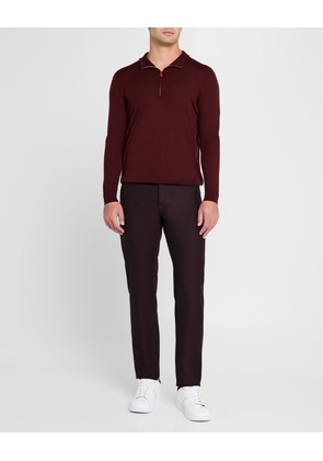 Men's Wool Half-Zip Sweater