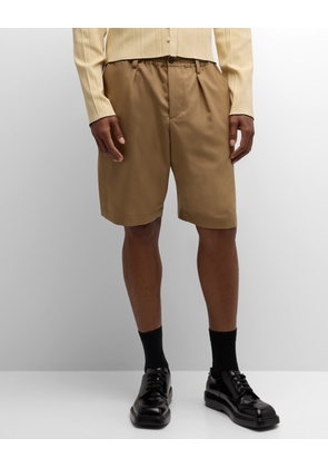 Men's Wide-Leg Bermuda Shorts