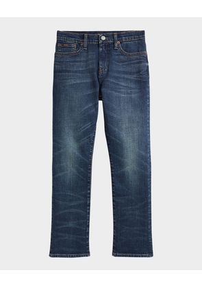 Boy's Medium Wash Bootcut Jeans, Size 2-7