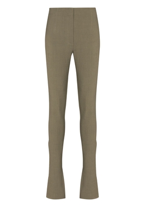 Jacquemus Le Pantalon Obiou slit-leg trousers - Green