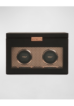 Axis Double Watch Winder with Storage