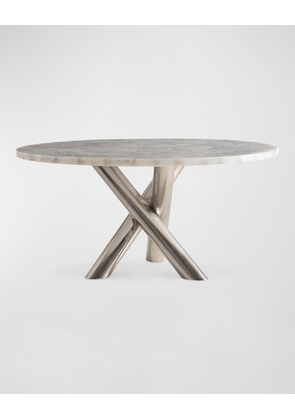 Ornella 60' Round Agate Dining Table