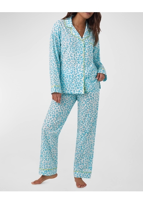 Leopard-Print Organic Cotton Pajama Set