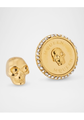 Men's Sovereign Skull Earring, Single