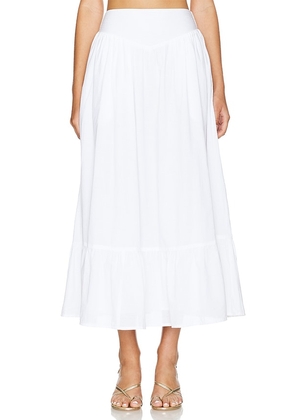 Cleobella x REVOLVE Raelynn Ankle Skirt in White. Size M.