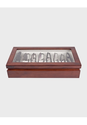 Eyewear Organizer Case, Mahogany