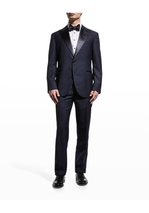 Men's Solid Peak-Lapel Tuxedo