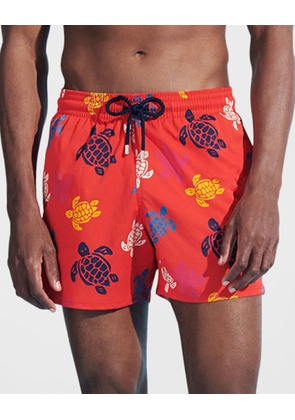 Men's Ronde des Tortues Multicolor Swim Trunks