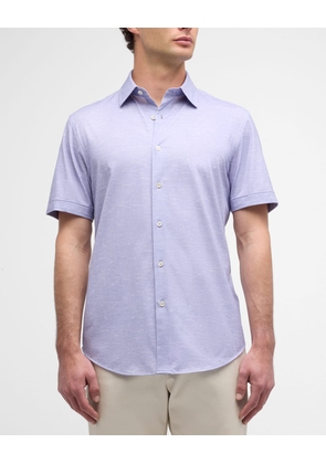 Men's OoohCotton Tech Heathered Sport Shirt