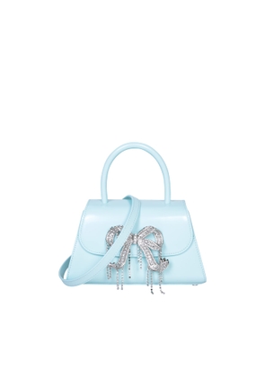 self-portrait Light Blue Leather Bag