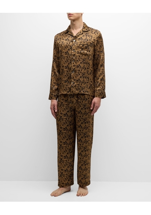 Men's Brindisi Silk Satin Pajama Set